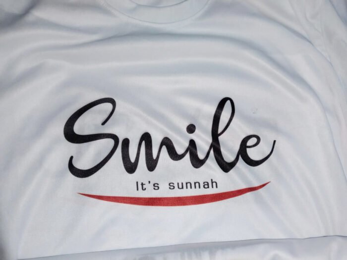 Smile - It's Sunnah | Printed T-Shirt - Image 3