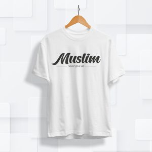 Muslim Never Give Up - Printed T - Shirt