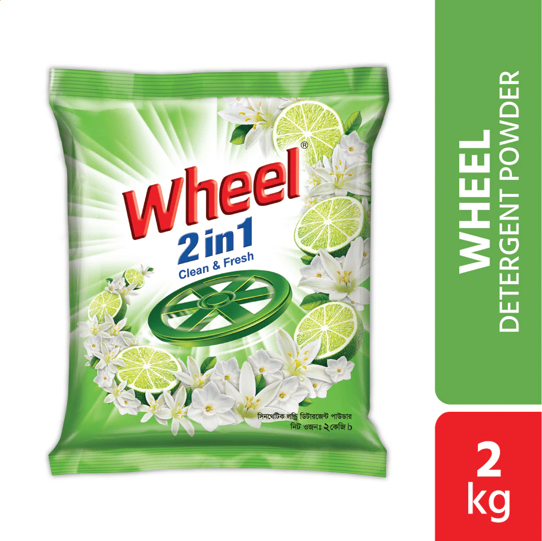 Wheel Washing Powder 2in1 Clean & Fresh 2kg