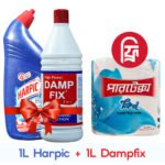 Harpic+Dampfix , Partex Roll Tissue Free