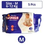 Savlon Twinkle Baby Pant Diaper- M(5pcs)
