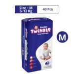 Twinkle Diaper 40Pcs - Size (M)