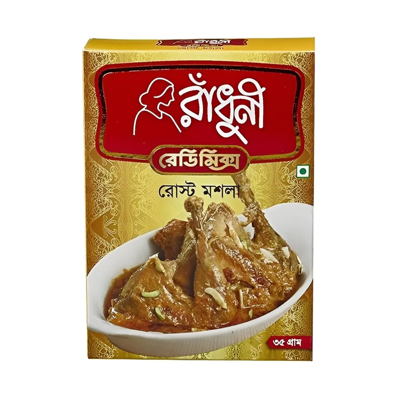 woo_product_8878_6a9e54a9896e4.webp Radhuni Roast Masala – রাঁধুনী রোস্ট মসলা প্যাকেট 35gm - Image 1